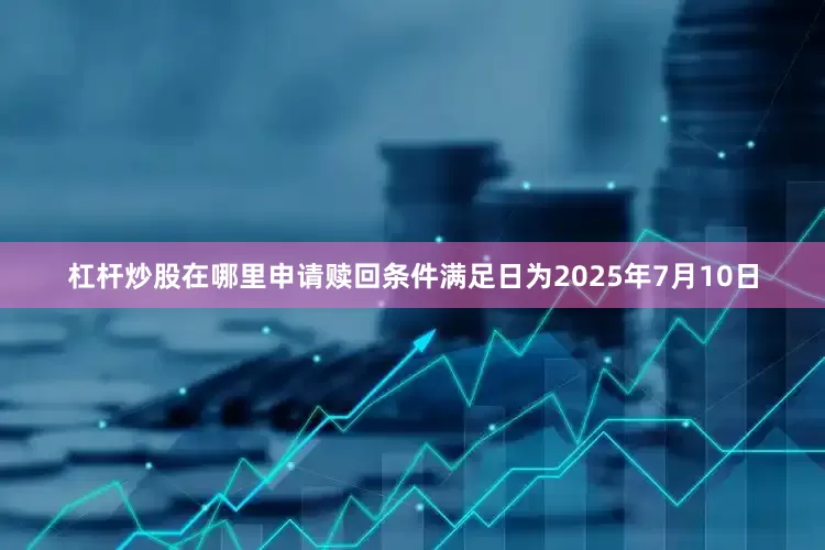 杠杆炒股在哪里申请赎回条件满足日为2025年7月10日